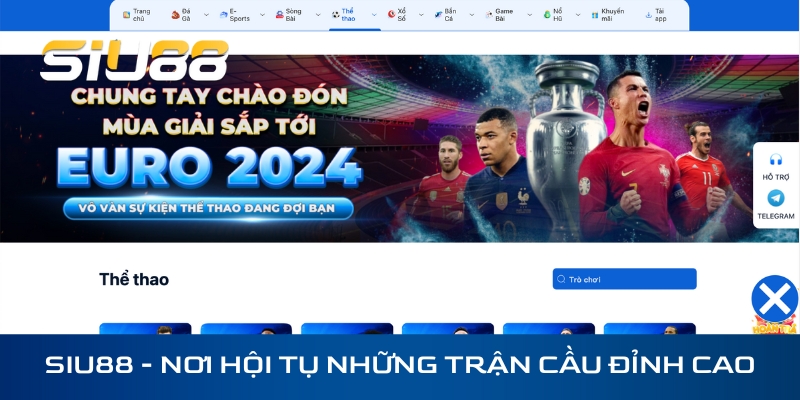 Siu88 nơi hội tụ những trận cầu đỉnh cao